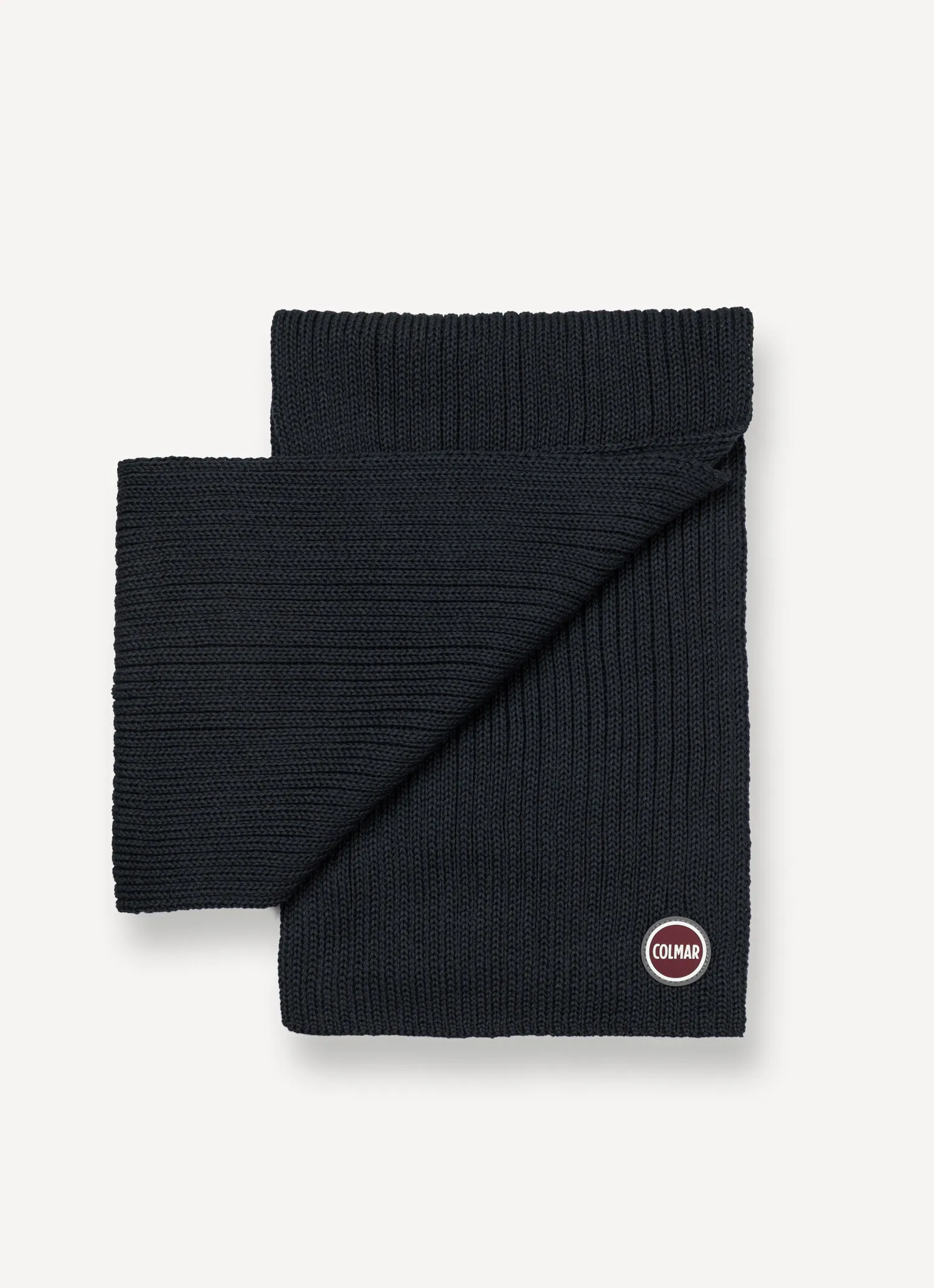 Branded wool unisex scarf