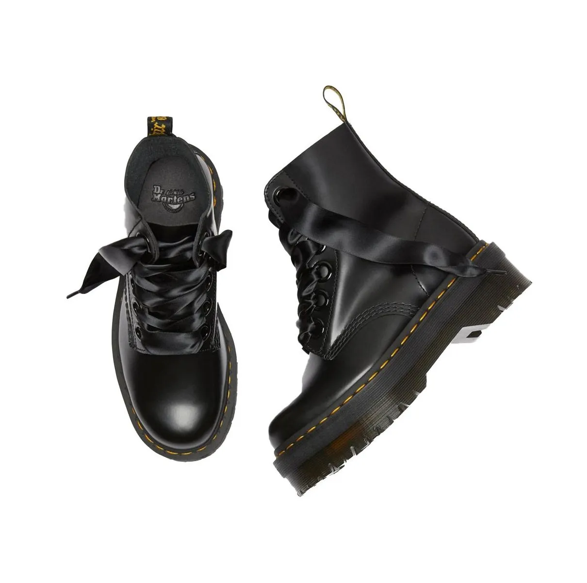 Dr Martens Molly Platform Zeppa Nero