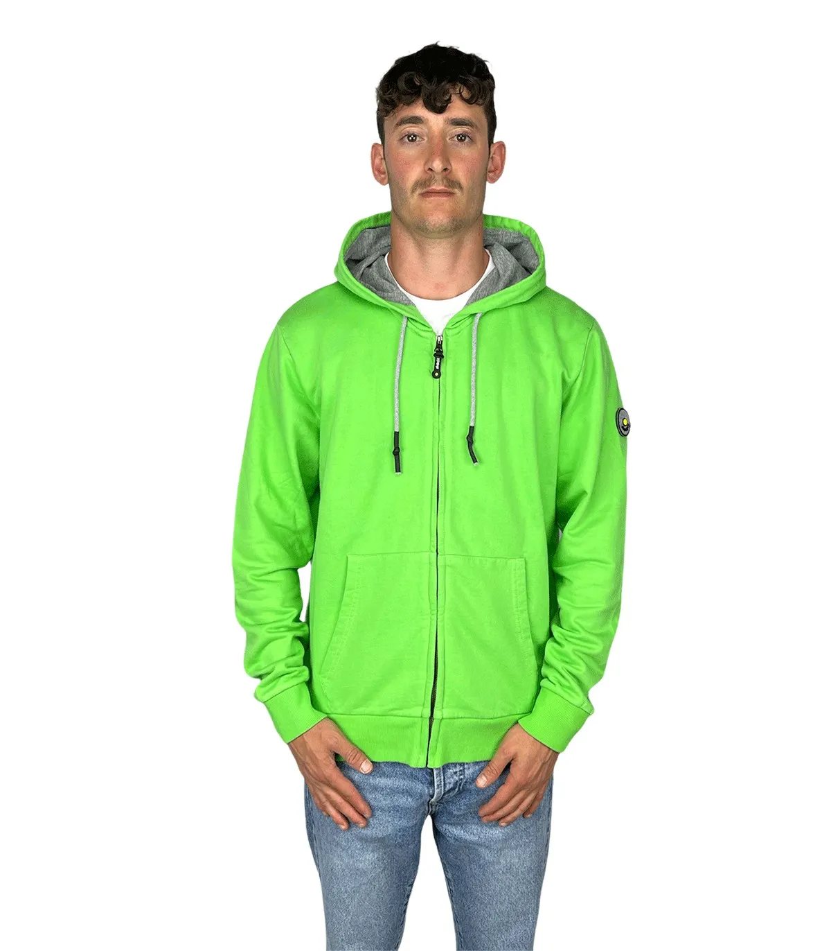 Felpa full zip Uomo Shockly