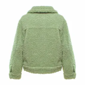 Giacca Boxy-Fit Verde Acqua Bambina E Teenager