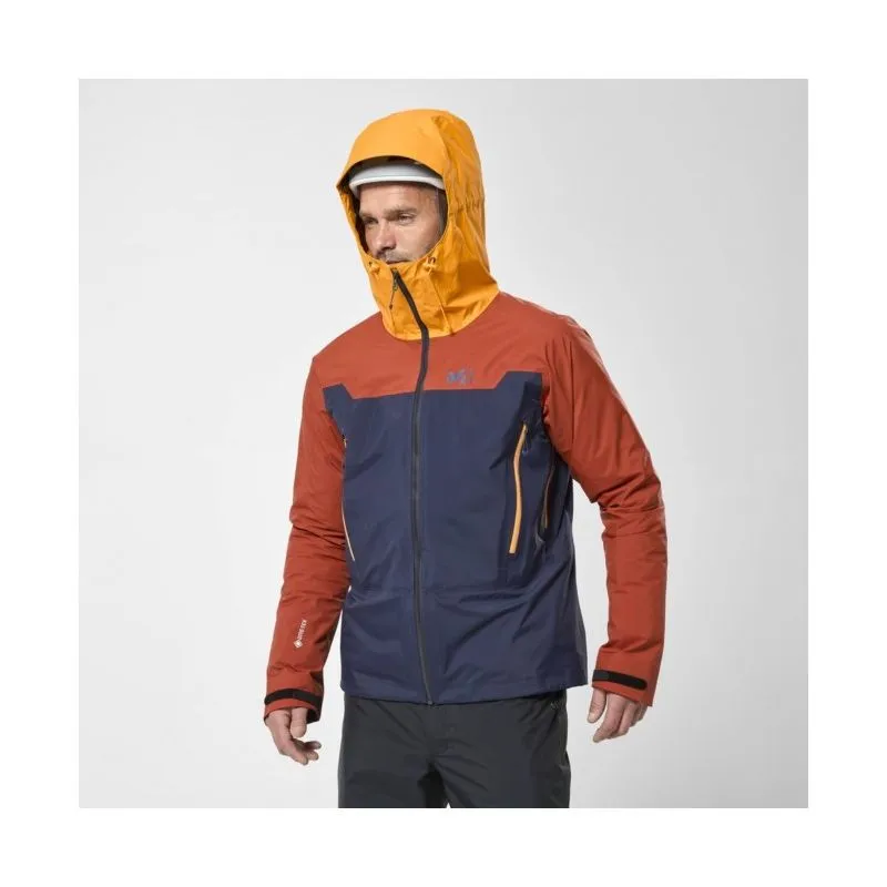 Giacca MILLET Kamet Ligth GoreTex da uomo (Sapphire/Rust)