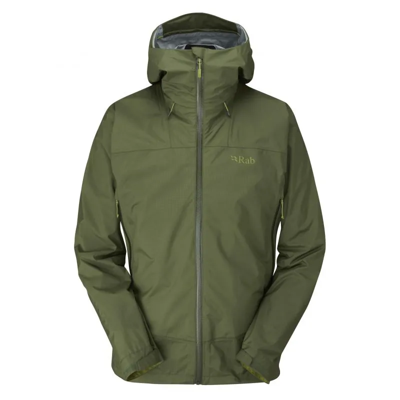 Giacca Rab Downpour Plus 2.0 (Khaki) per uomo