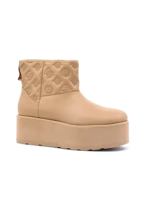 GUESS Stivaletto Pelo Donna Camel Beige FL8JIAELE10