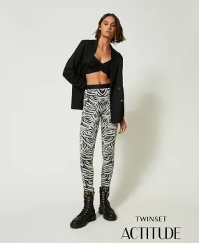 Leggings MYFO in maglia jacquard