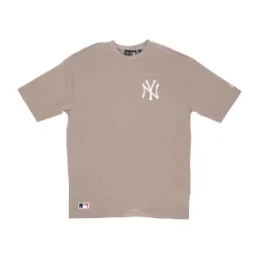 maglietta uomo mlb league essentials lc oversize tee neyyan AIR GREY/OFF WHITE