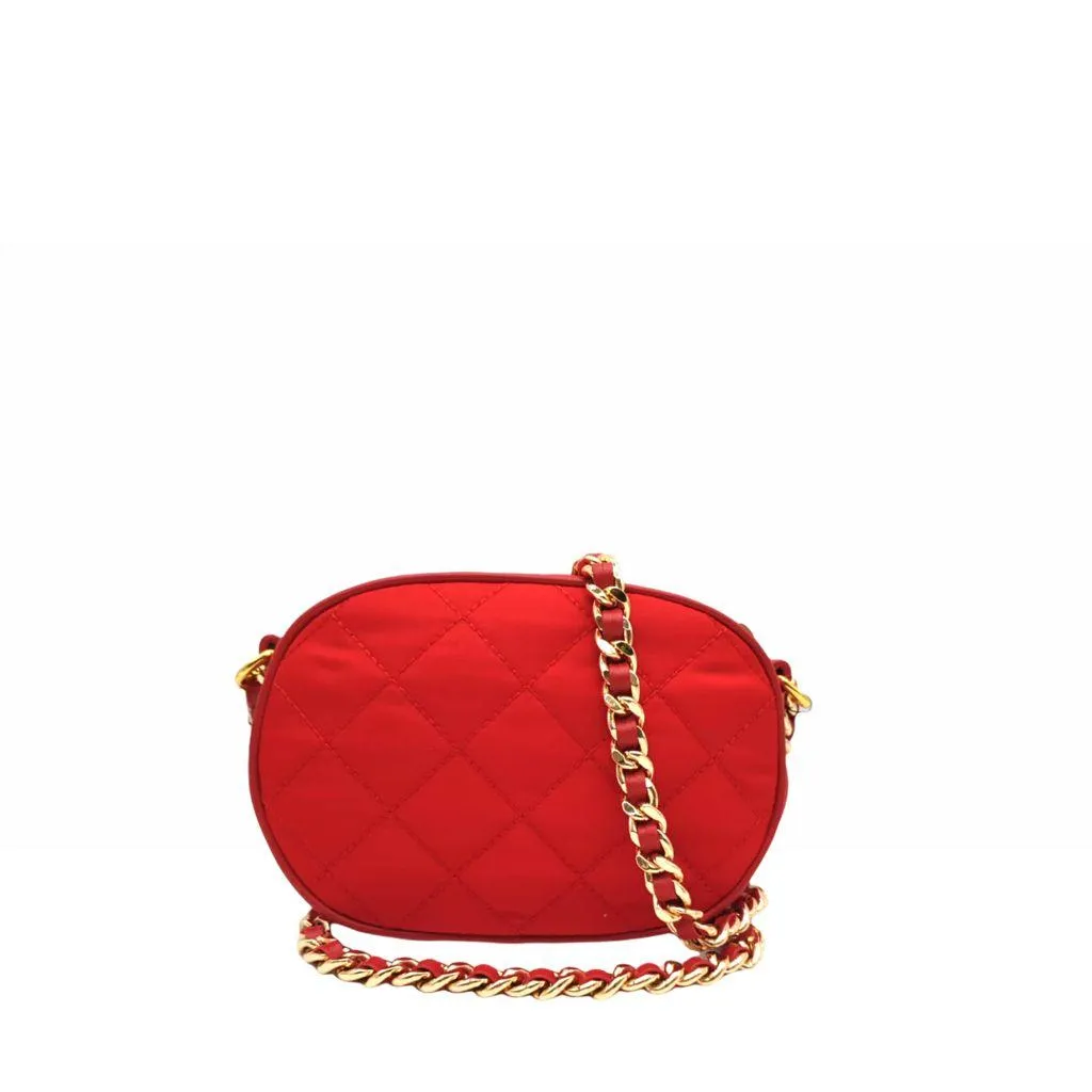 Moschino  ---------    ------------ borsa tracolla logo donna - rosso