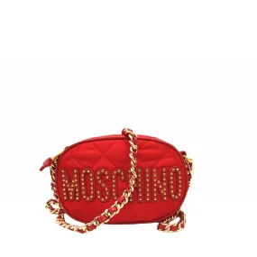 Moschino  ---------    ------------ borsa tracolla logo donna - rosso