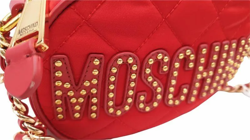 Moschino  ---------    ------------ borsa tracolla logo donna - rosso