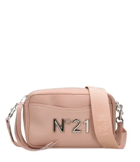 N 21 | Borsa Tracolla Logo Plaque Nude