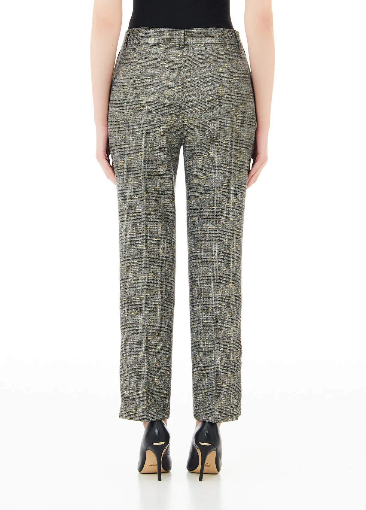 Pantaloni chino check