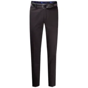 Pantaloni chino Henk ter Horst in cotone elasticizzato Nero