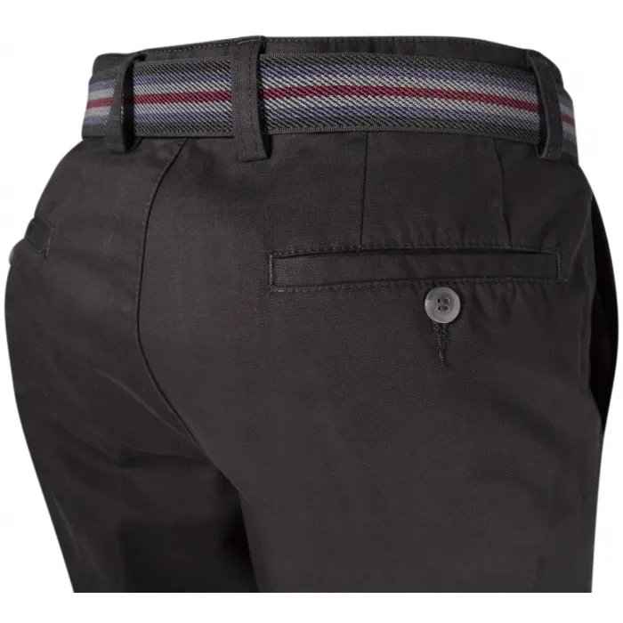 Pantaloni chino Henk ter Horst in cotone elasticizzato Nero