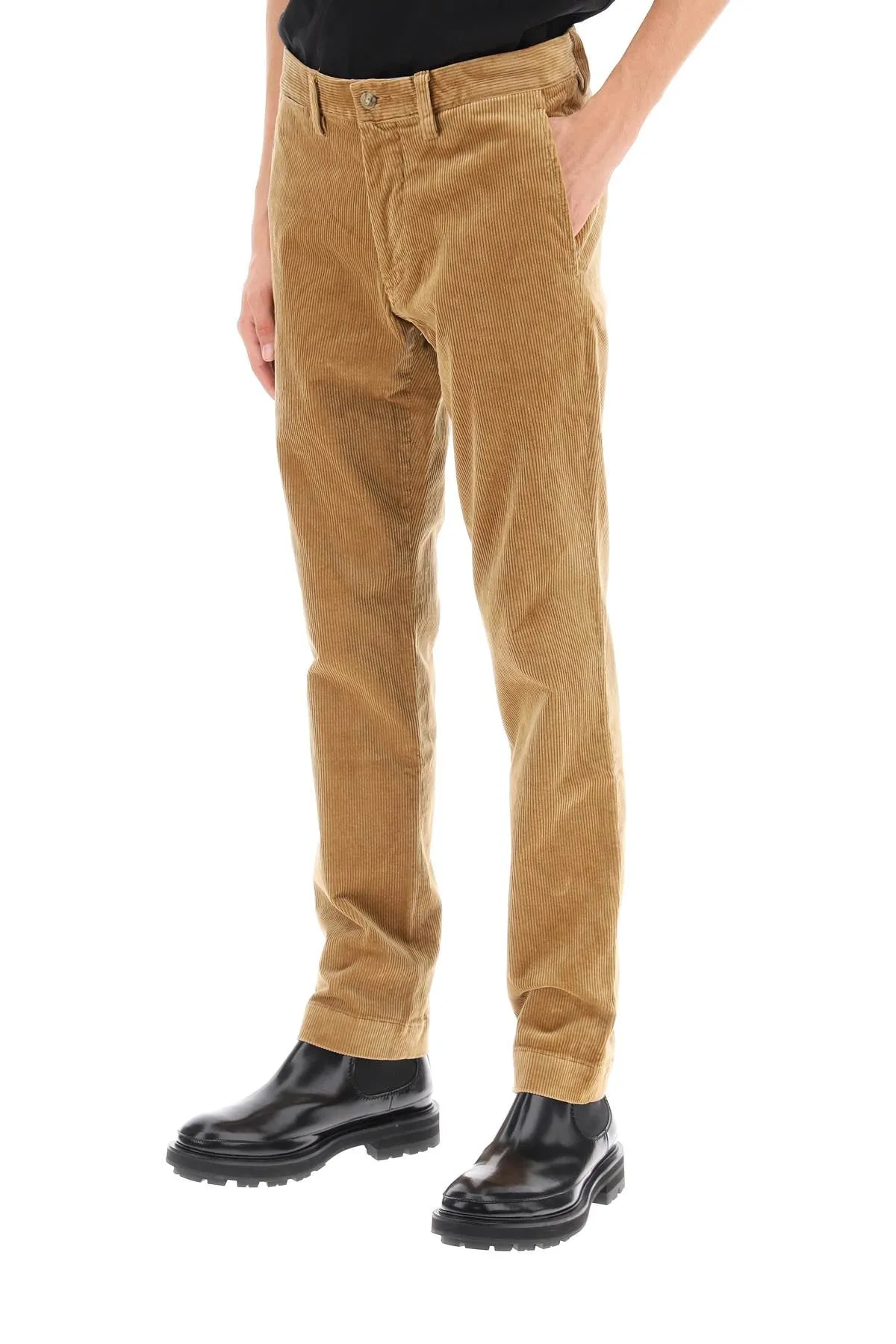 Pantaloni Chino In Corduroy