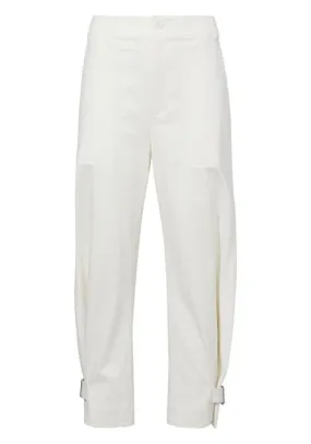 Pantaloni dritti in bianco - donna