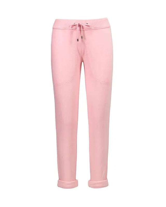 Pantaloni JUVIA FLEECE TROUSERS TURN-UP