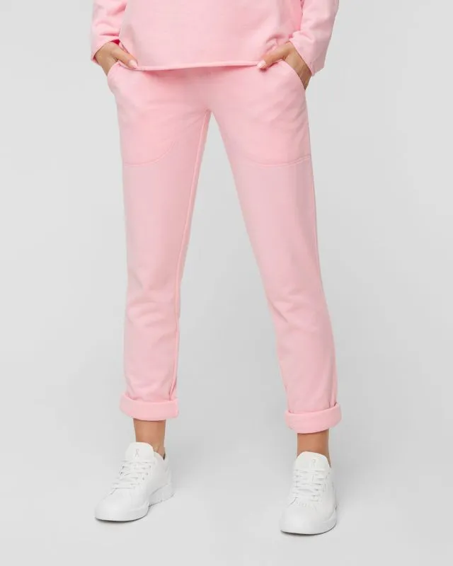 Pantaloni JUVIA FLEECE TROUSERS TURN-UP