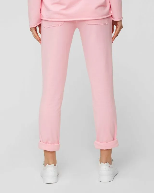 Pantaloni JUVIA FLEECE TROUSERS TURN-UP