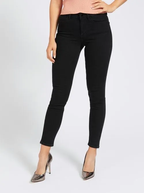 Pantaloni skinny fit nero guess