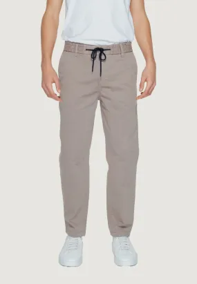 Pantaloni tapered Boss Chino-Tapered-DS-2 10248647 01 Marrone