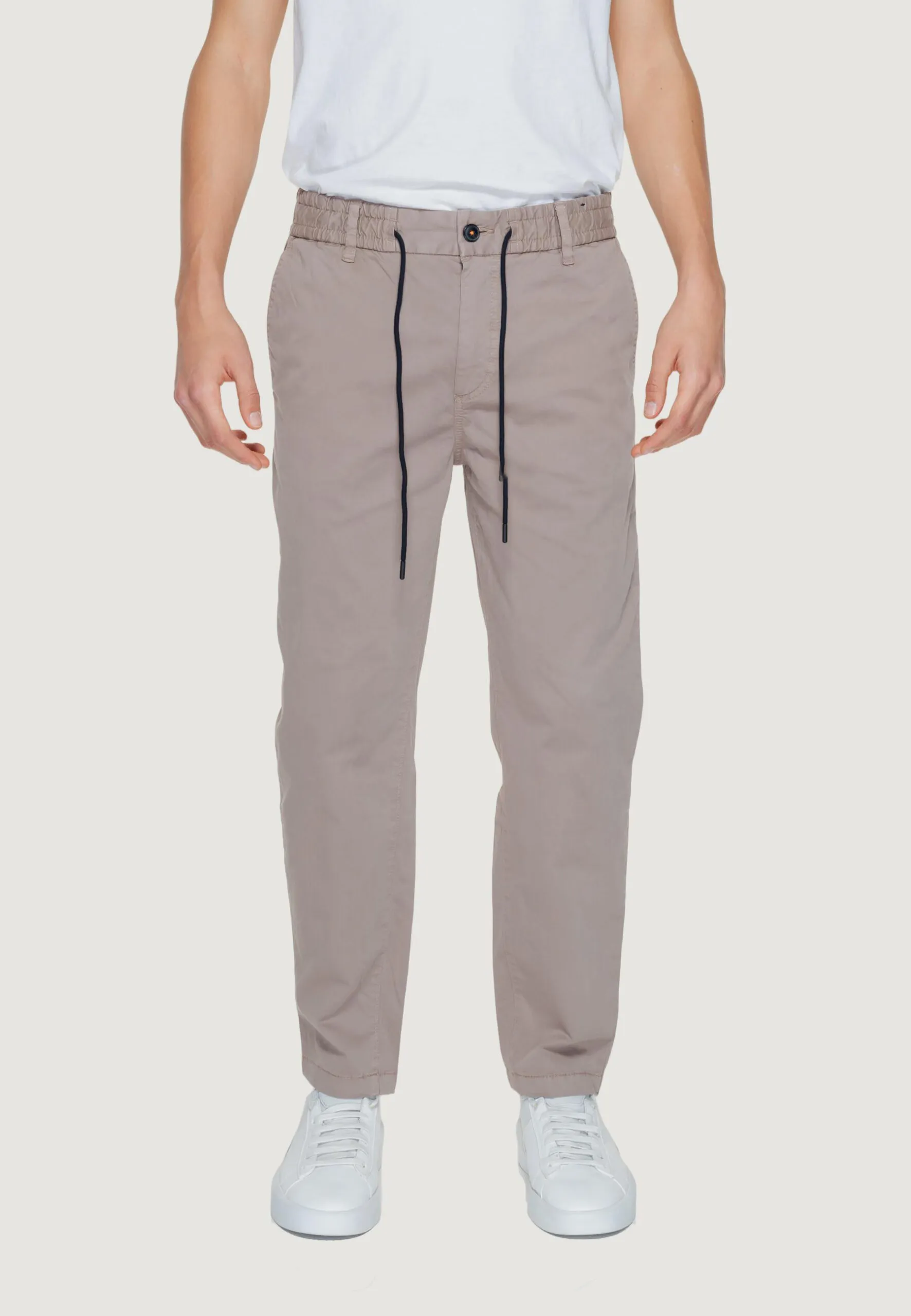 Pantaloni tapered Boss Chino-Tapered-DS-2 10248647 01 Marrone