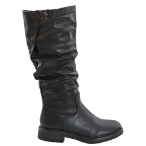 Scarpe donna stivali biker G315