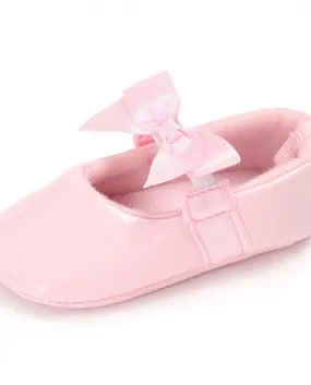 Scarpe per neonati Scarpe per neonate Pu Anti Slip Bowknot Classic Princ