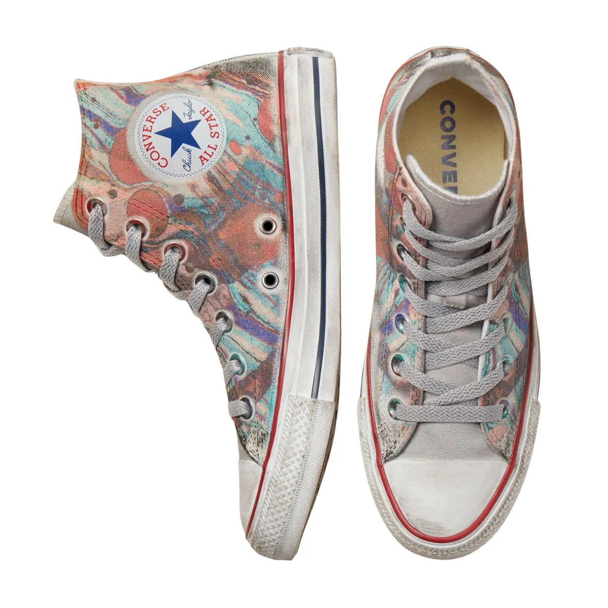 Sneakers Donna Converse Chuck Taylor All Star Tie-Dye Burnished Midsole Multicolor