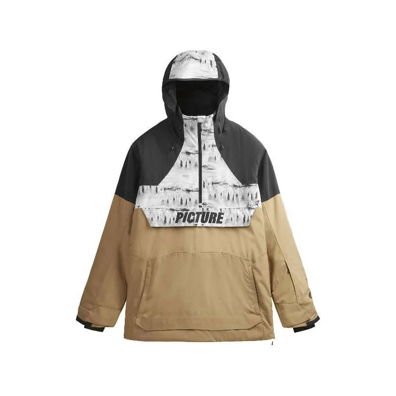 Uomo Picture Occan Jacket (Tannin Black) Giacca da snowboard