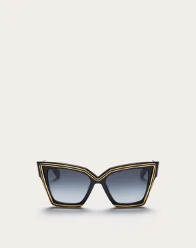 V - GRACE OCCHIALE CAT-EYE OVERSIZE IN ACETATO CON DETTAGLI IN TITANIO