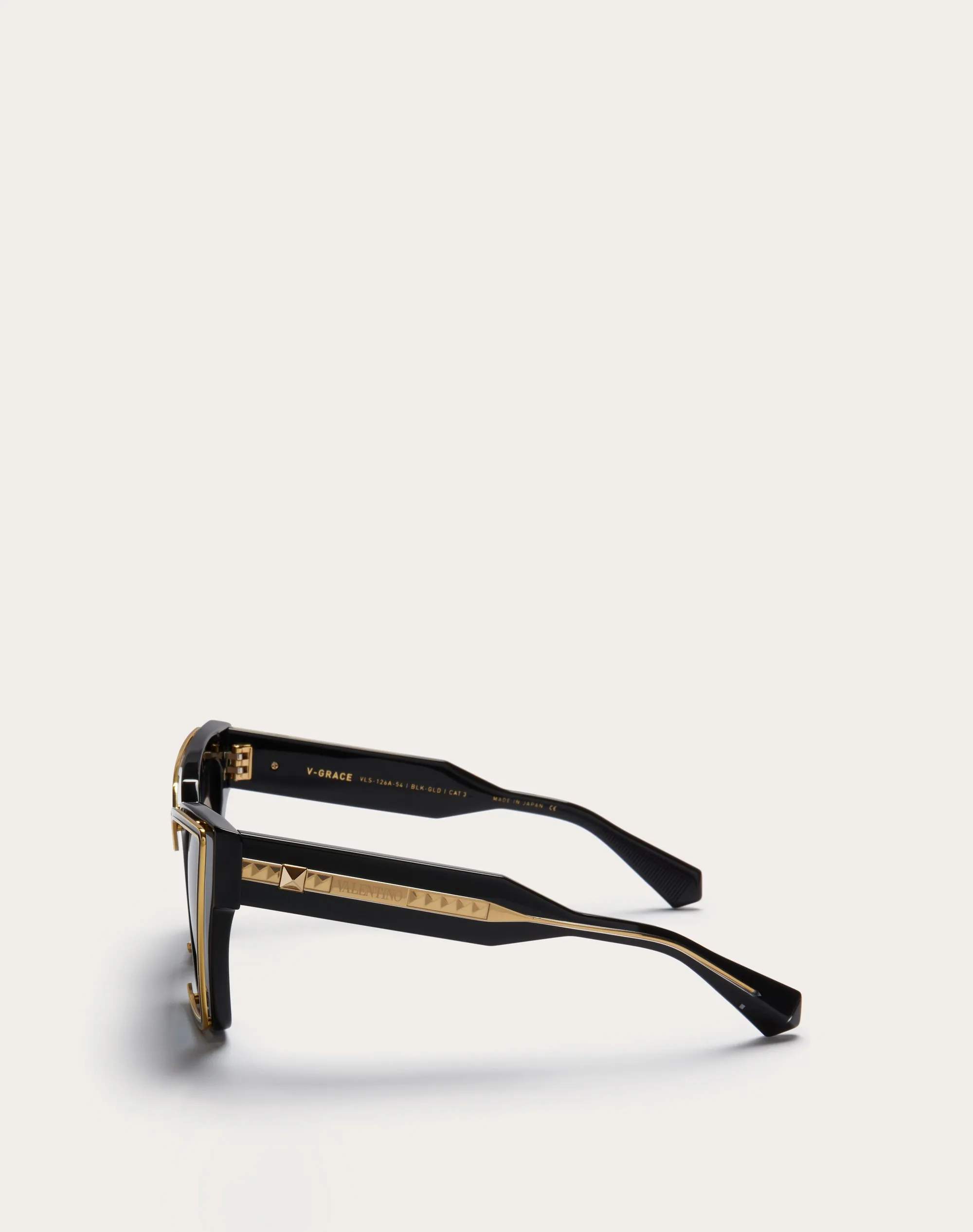 V - GRACE OCCHIALE CAT-EYE OVERSIZE IN ACETATO CON DETTAGLI IN TITANIO